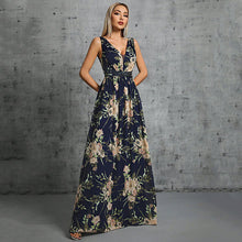 Load image into Gallery viewer, Evening Dress Sexy Deep V Plunge neck Backless Graceful Formal Dress Cocktail Party Prom Formal Dress
