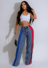 Load image into Gallery viewer, Blue Denim Blue Red
