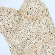 Load image into Gallery viewer, Sequin Sling Dress Host Cocktail Sexy Prom Evening Dress

