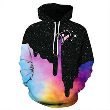 Load image into Gallery viewer, Womens / Mens / Kids -Starry Sky Color Ink Digital Printed Hoodie
