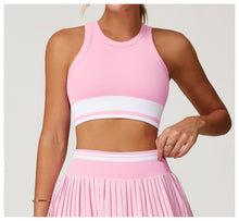 Load image into Gallery viewer, Seamless Yoga Vest Contrast Color Tight H Shaped Beauty Back Underwear Fitness Running Exercise Vest
