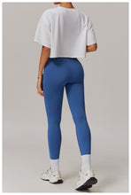 Load image into Gallery viewer, Sollinarry Brushed Sports Short Sleeved Top Comfortable O neck Short Fitness Running Yoga T-Shirt
