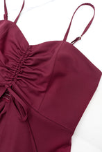 Load image into Gallery viewer, Women Suspenders Solid Color Cloak Dress Shorts Casual Two Piece Set
