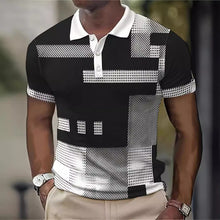 Load image into Gallery viewer, Mens 3d Digital Printing Sports Short Sleeve Shirt
