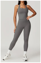 Load image into Gallery viewer, Womens Sollinarry Brushed H Shaped Beauty Back Sports Vest Tight Quick Dry Casual Running Fitness Top Yoga Clothes
