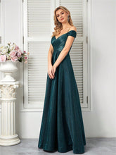 Load image into Gallery viewer, Elegant Spaghetti Strap Cross Stomach Blanket Formal Dinner Dress Suitable Wedding Dinner Prom Party
