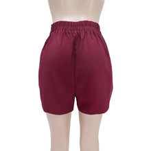 Load image into Gallery viewer, Women Suspenders Solid Color Cloak Dress Shorts Casual Two Piece Set
