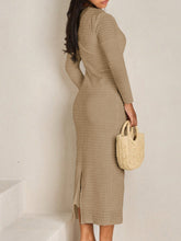 Load image into Gallery viewer, Women Clothing Autumn Elegant Elegant High Grade Sheath Maxi Dress
