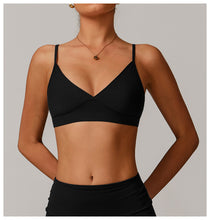 Load image into Gallery viewer, Sollinarry Sustainable Recycled Beauty Back Yoga Bra Outer Wear Running Exercise Underwear Tight Quick Drying Workout Top
