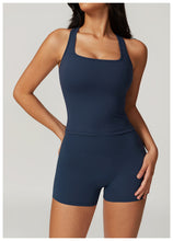 Load image into Gallery viewer, Womens Sollinarry Brushed H Shaped Beauty Back Sports Vest Tight Quick Dry Casual Running Fitness Top Yoga Clothes
