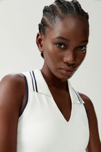 Load image into Gallery viewer, Stand Collar Tennis Women Yoga Fitness Running Top Quick Drying Sleeveless Vest with Chest Pad
