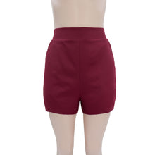 Load image into Gallery viewer, Women Suspenders Solid Color Cloak Dress Shorts Casual Two Piece Set
