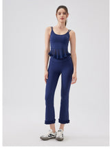 Load image into Gallery viewer, Womens Air Sense Beauty Back Lace Yoga Vest with Chest Pads Pilates Workout Underwear Sports Bra
