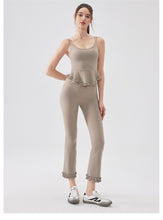 Load image into Gallery viewer, Womens Air Sense Beauty Back Lace Yoga Vest with Chest Pads Pilates Workout Underwear Sports Bra
