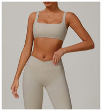 Load image into Gallery viewer, Womens Sollinarry Beauty Back Exercise Underwear Nude Feel Quick Drying Running Tight Casual Fitness Yoga Wear Bra
