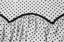 Load image into Gallery viewer, Womens Summer Sweet Skinny Slimming Backless Braces in White Polka Dot Dress
