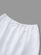 Load image into Gallery viewer, Women Clothing Lace up Adjustable Short Skirt Anti Exposure Pants Lining High Waist Skirt for Women
