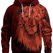 Load image into Gallery viewer, Men&#39;s Fashion Brand Lion&#39;s Head 3D Hoodie
