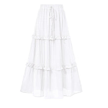 Load image into Gallery viewer, Office A line Pleated Skirt Summer Women Loose Slimming Waist Tight Skirt
