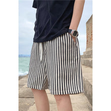 Load image into Gallery viewer, Mens Thin Striped Casual Outdoor Shorts
