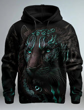 Load image into Gallery viewer, Men&#39;s Fashion Brand Lion&#39;s Head 3D Hoodie
