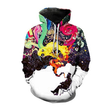 Load image into Gallery viewer, Womens / Mens / Kids -Starry Sky Color Ink Digital Printed Hoodie
