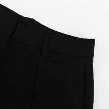 Load image into Gallery viewer, 2pc Set - Spring Summer Black Bandeau Top High Waist Wide Leg Pants
