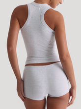 Load image into Gallery viewer, Womens Sports Yoga Camisole Summer Shorts Set

