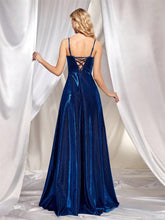 Load image into Gallery viewer, Sexy V neck Strap Elegant Prom Evening Dress Party Dress Women
