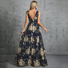 Load image into Gallery viewer, Evening Dress Sexy Deep V Plunge neck Backless Graceful Formal Dress Cocktail Party Prom Formal Dress
