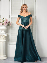 Load image into Gallery viewer, Elegant Spaghetti Strap Cross Stomach Blanket Formal Dinner Dress Suitable Wedding Dinner Prom Party
