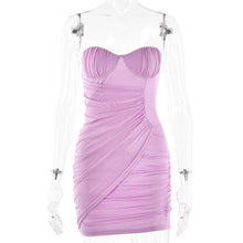 Load image into Gallery viewer, Womens Clothing Summer Strapless Tube Top Backless Hip Dress
