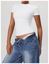 Load image into Gallery viewer, Womens Sollinarry Brushed Yoga Vest Tight Fitting Cinched Running Fitness Top Casual Exercise Yoga Clothes
