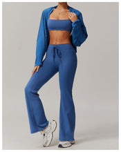 Load image into Gallery viewer, Womens Sollinarry Fitness Sports Long-Sleeved Top off Shoulder Batwing Sleeve Outer Wear Casual Long Sleeves Yoga Blouse
