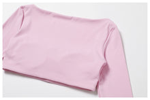 Load image into Gallery viewer, Sollinarry Winter Tight Long Sleeve Yoga Wear Outdoor Running Fitness Clothes Brushed T Shirt Long Sleeve Sports Top
