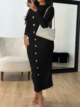 Load image into Gallery viewer, Women Clothing Autumn Elegant Elegant High Grade Sheath Maxi Dress
