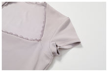 Load image into Gallery viewer, Womens Sollinarry Lace Back Yoga Ballet Dance Workout Clothes Bottoming Skinny Jumpsuit
