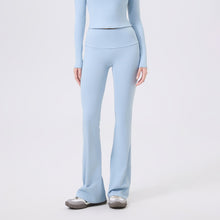 Load image into Gallery viewer, Womens Low Waist Wide Brimmed Bell Bottom Pants Yoga Trousers Slimming Skinny Workout Pants Slim Fit Hipp Lifting Pants

