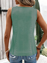 Load image into Gallery viewer, Women Clothing Spring Summer Casual Solid Color V neck Hollow Out Cutout Camisole Top

