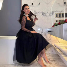 Load image into Gallery viewer, Womens Sexy Lace Stitching Mesh Large Swing Prom Evening Dress
