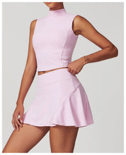 Load image into Gallery viewer, Womens Sollinarry Brushed Yoga Vest Tight Fitting Cinched Running Fitness Top Casual Exercise Yoga Clothes
