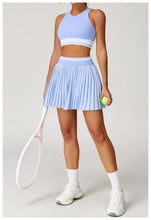 Load image into Gallery viewer, Seamless Yoga Vest Contrast Color Tight H Shaped Beauty Back Underwear Fitness Running Exercise Vest
