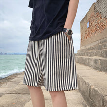 Load image into Gallery viewer, Mens Thin Striped Casual Outdoor Shorts
