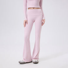 Load image into Gallery viewer, Womens Low Waist Wide Brimmed Bell Bottom Pants Yoga Trousers Slimming Skinny Workout Pants Slim Fit Hipp Lifting Pants
