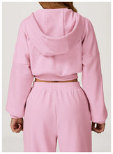 Load image into Gallery viewer, Womens Hooded Sweatshirt Autumn Winter Casual Loose Outdoor Running Fitness Sportswear Coat
