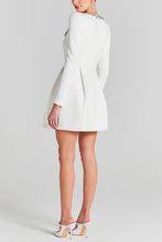 Load image into Gallery viewer, Womens Elegant Square Collar Diamond Inlaid Short Velvet Dress
