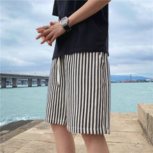 Load image into Gallery viewer, Mens Thin Striped Casual Outdoor Shorts
