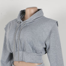 Load image into Gallery viewer, Hooded Sweater Wide Leg Two Piece Sets

