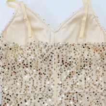 Load image into Gallery viewer, Sequin Sling Dress Host Cocktail Sexy Prom Evening Dress
