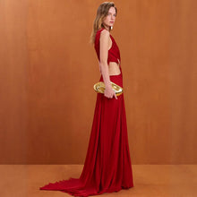 Load image into Gallery viewer, Women Party Bridesmaid Dress Sweet Red Dress
